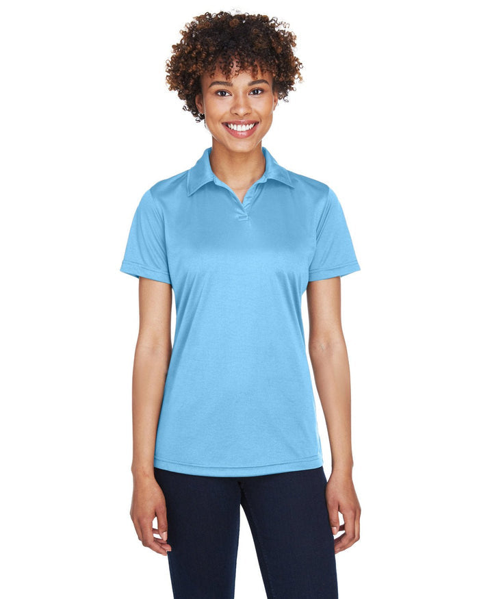 UltraClub 8425L Ladies' Cool & Dry Sport Performance Interlock Polo - Ninja Transfers