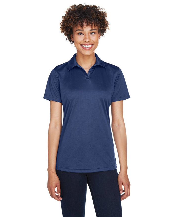 UltraClub 8425L Ladies' Cool & Dry Sport Performance Interlock Polo - Ninja Transfers