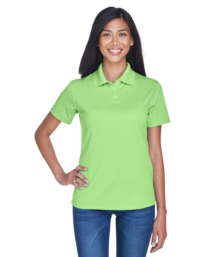 UltraClub 8445L Ladies' Cool & Dry Stain - Release Performance Polo - Ninja Transfers