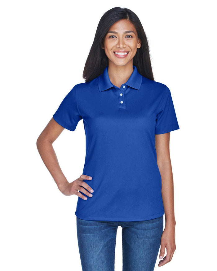 UltraClub 8445L Ladies' Cool & Dry Stain - Release Performance Polo - Ninja Transfers