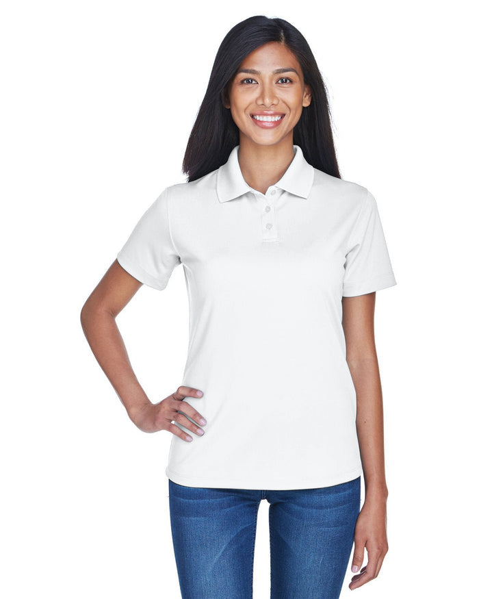 UltraClub 8445L Ladies' Cool & Dry Stain - Release Performance Polo - Ninja Transfers
