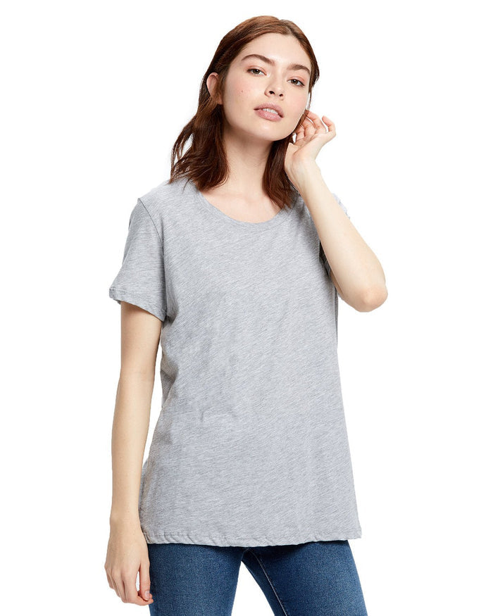 US Blanks US115 Women's Loose Fit Boyfriend Tee - Ninja Transfers