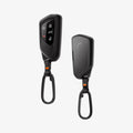 ACS10426 - Volkswagen Key Fob Cover | VK100 in Matte Black showing the front and back.