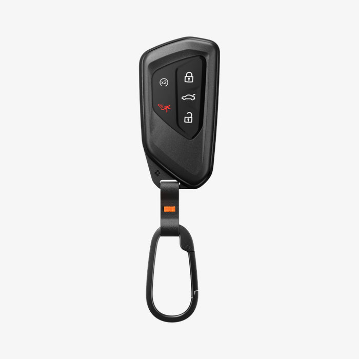 ACS10426 - Volkswagen Key Fob Cover | VK100 in Matte Black showing the front with the key fob.