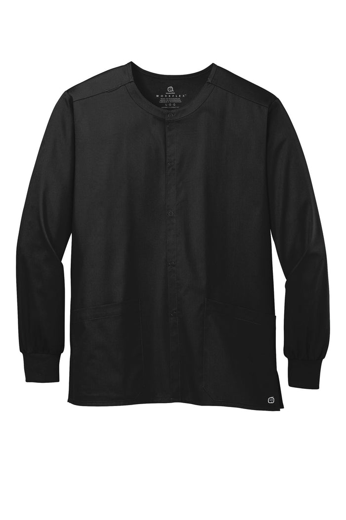 Wink WW3080 Unisex WorkFlex Snap-Front Scrub Jacket