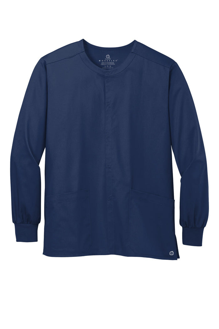 Wink WW3080 Unisex WorkFlex Snap-Front Scrub Jacket
