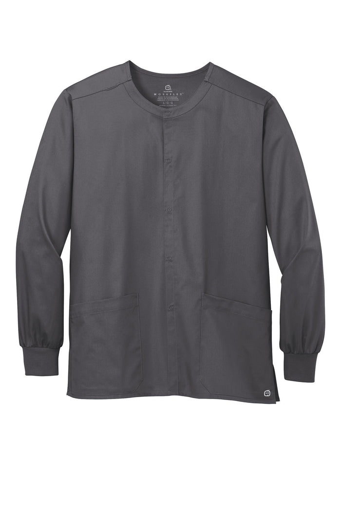 Wink WW3080 Unisex WorkFlex Snap-Front Scrub Jacket