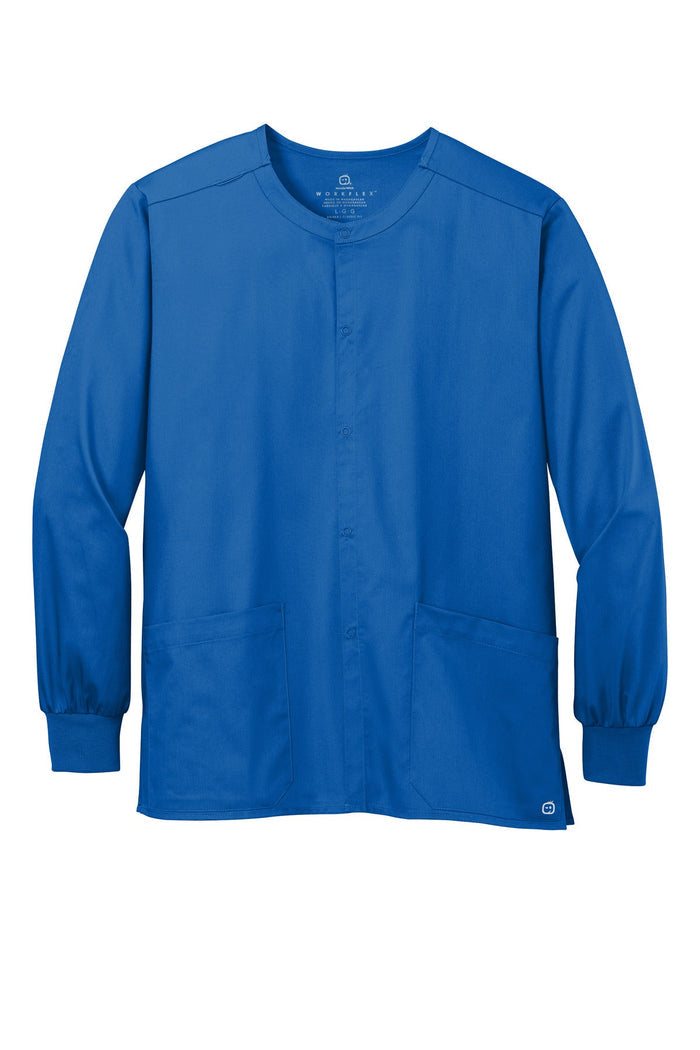 Wink WW3080 Unisex WorkFlex Snap-Front Scrub Jacket