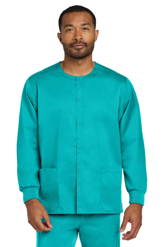 Wink WW3080 Unisex WorkFlex Snap-Front Scrub Jacket