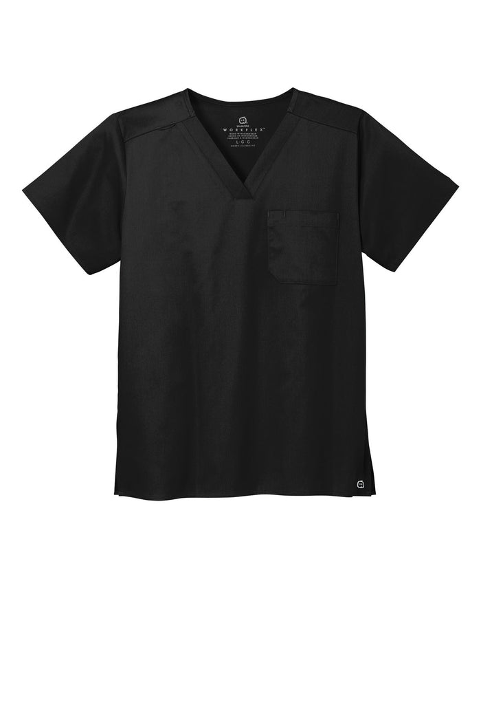 Wink WW3160 Unisex WorkFlex Chest Pocket V-Neck Top