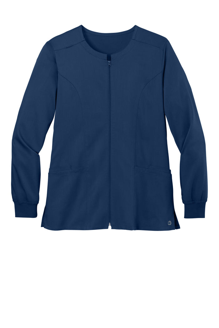 Wink WW4088 Women's Premiere Flex Full-Zip Scrub Jacket