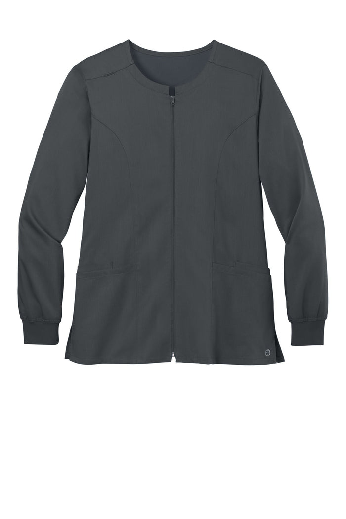 Wink WW4088 Women's Premiere Flex Full-Zip Scrub Jacket