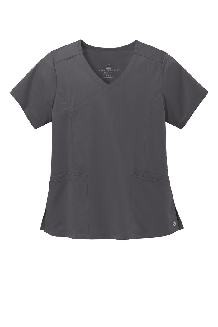 Wink WW4268 Women's Premiere Flex Mock Wrap Top