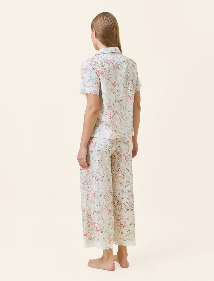 Yolly Lace Crop PJ Set