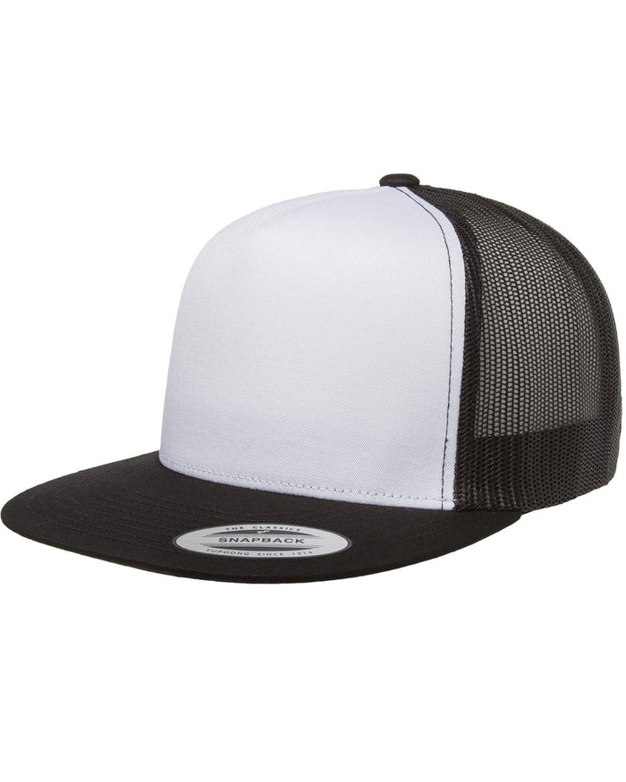 Yupoong 6006W Adult Classic Trucker with White Front Panel Hat - Ninja Transfers